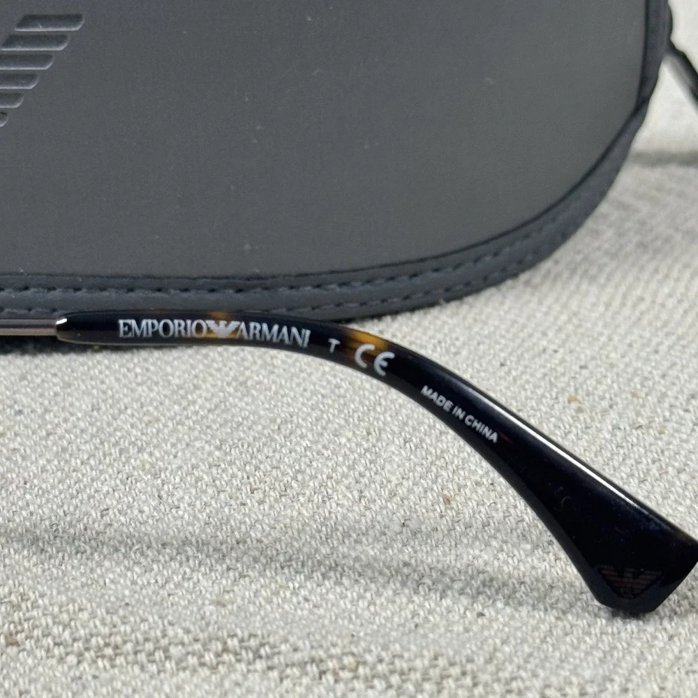 Emporio Armani EA2011 3028/73 Aviator Sunglasses Brown Lens 56-17 w/ Case‎